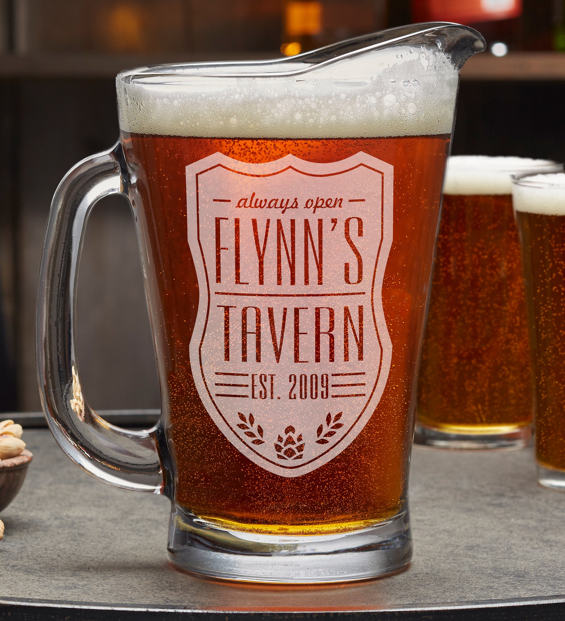 Beer Label Personalized Beer Pitcher & Pint Glasses
